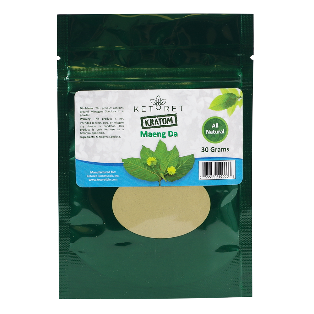 Ketoret Bio Kratom Powder Kratom Ketoret Bio Maeng Da 30 Gram 