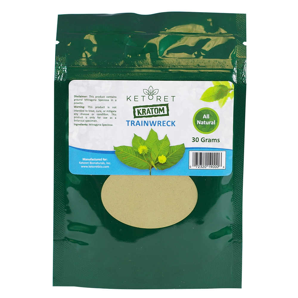 Ketoret Bio Kratom Powder Kratom Ketoret Bio Trainwreck 30 Gram 