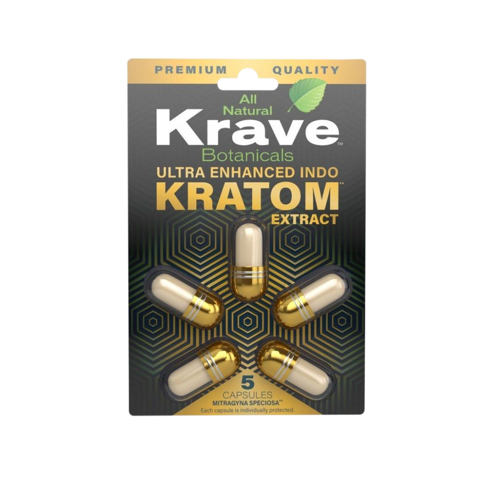 Krave Kratom Extract Capsules Kratom Krave Kratom   