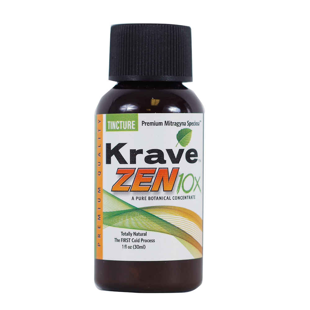 Krave Zen 10x Kratom Shots 1oz Kratom Krave Kratom   