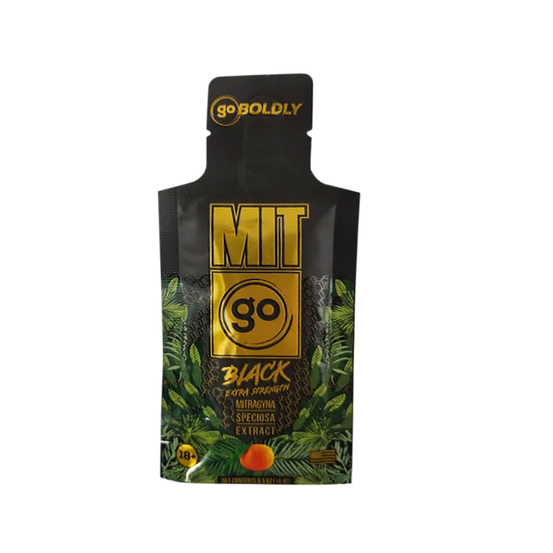 MIT45 MITgo Black Gel Kratom Shot Pouch Kratom MIT45   