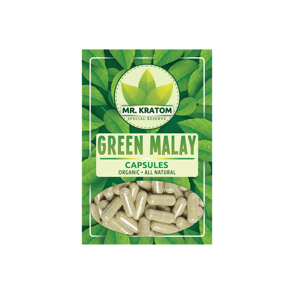 Mr. Kratom Capsules Kratom Mr. Kratom Green Malay 65 Count 