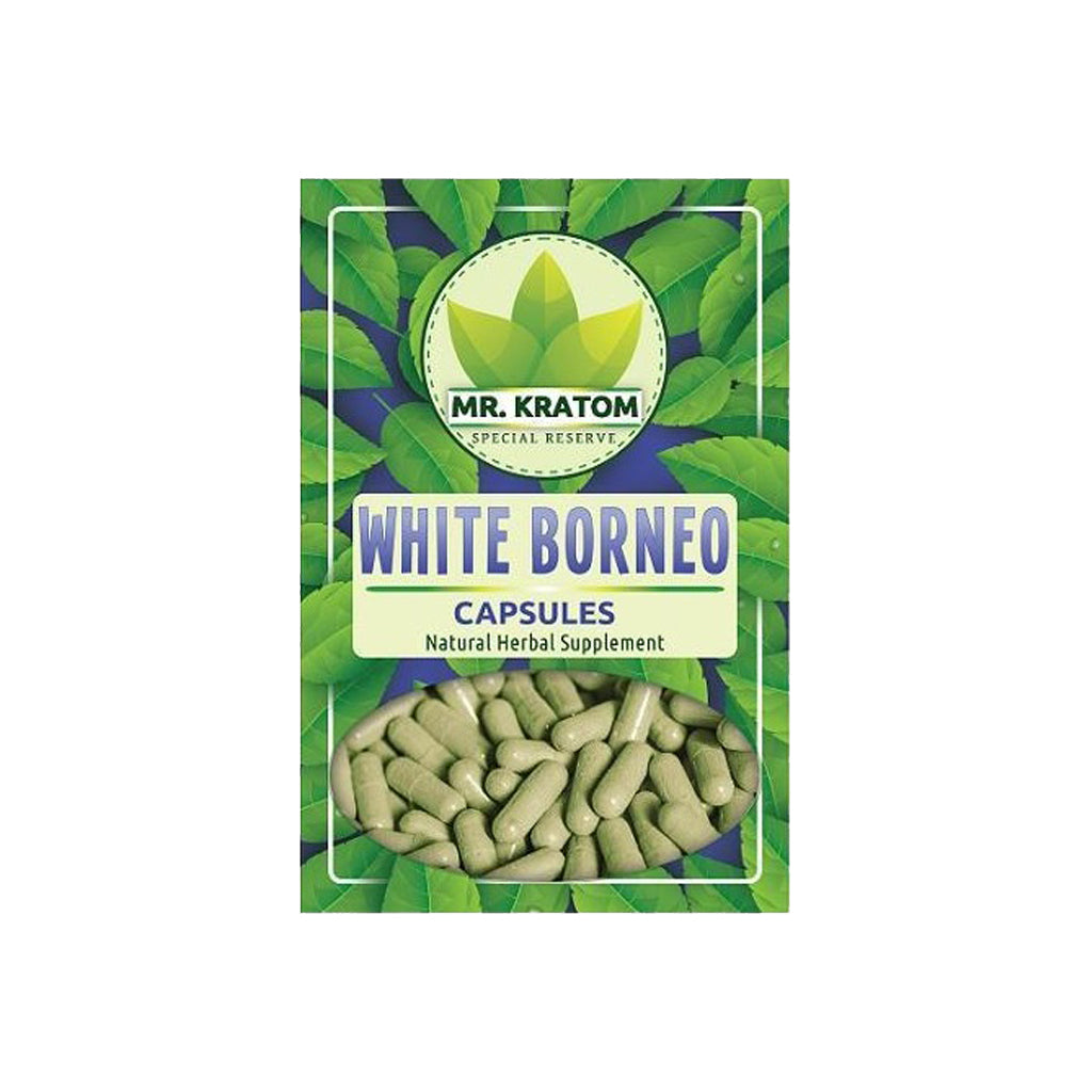 Mr. Kratom Capsules Kratom Mr. Kratom White Borneo 65 Count 