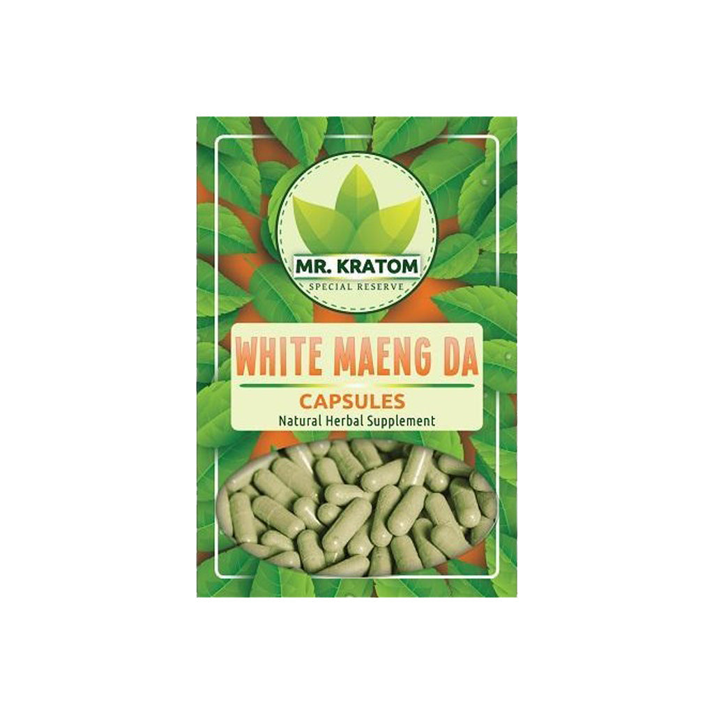 Mr. Kratom Capsules Kratom Mr. Kratom White Maeng Da 65 Count 