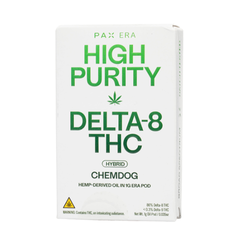 Pax Era High Purity Delta 8 Pods Vape Pax Chemdog  