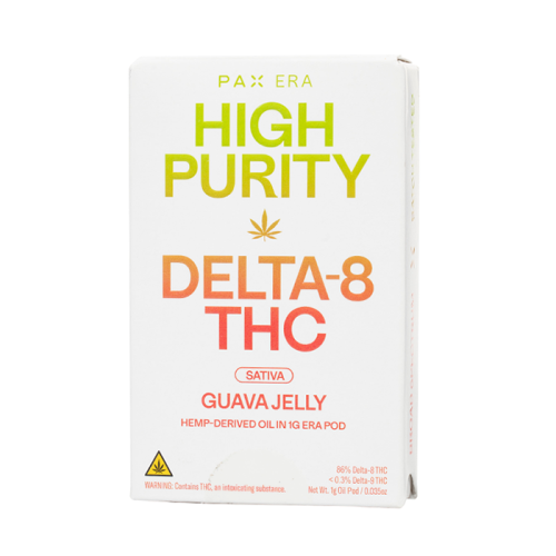 Pax Era High Purity Delta 8 Pods Vape Pax Guava Jelly  