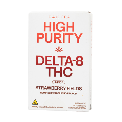 Pax Era High Purity Delta 8 Pods Vape Pax Strawberry Fields  