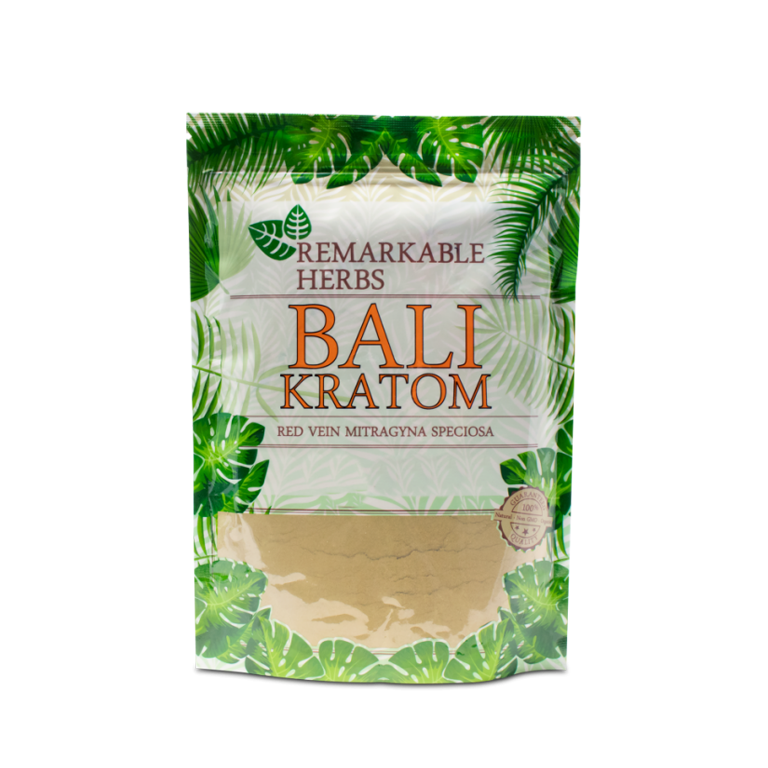 Remarkable Herbs Powder Kratom Remarkable Herbs Red Vein Bali 1 Ounce 
