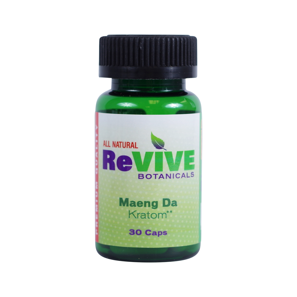 Revive Botanicals Kratom Capsules Kratom Revive Kratom Maeng Da 30 Count 