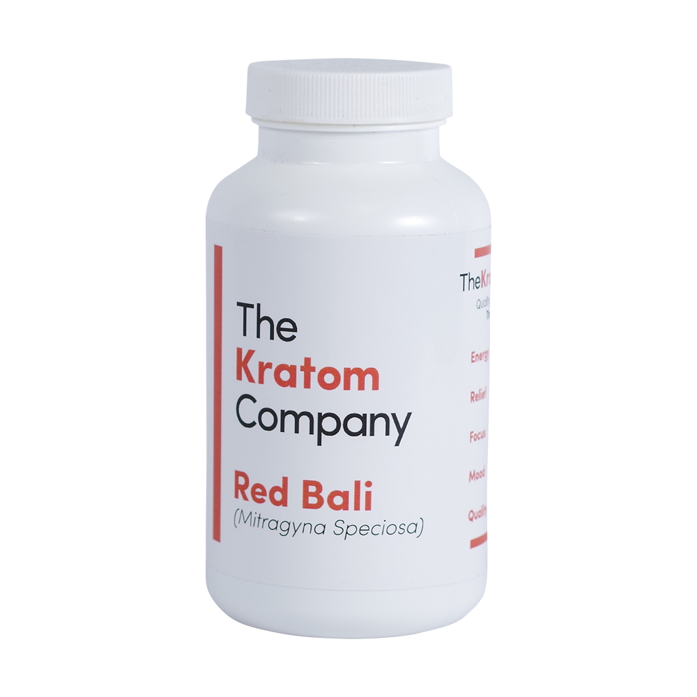 The Kratom Company Kratom Capsules Kratom The Kratom Company Red Vein Bali 75 Count 