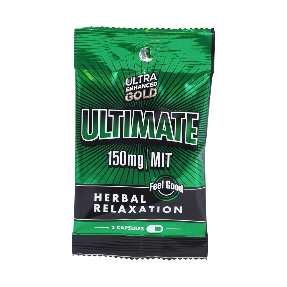 Ultra Enhanced Gold Ultimate Kratom 2 capsules Kratom Ultra Enhanced   