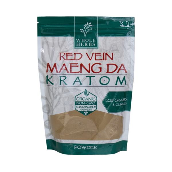 Whole Herbs Powder Kratom Whole Herbs Red Vein Maeng Da 3.5 Ounces 