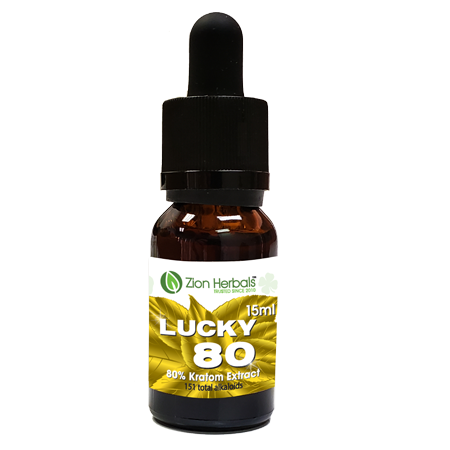 Zion Herbals Kratom Extract Shots - 15ML Kratom Zion Herbals Lucky80 1 Bottle 