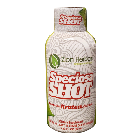 Zion Herbals Kratom Extract Shots - 15ML Kratom Zion Herbals Speciosa Shot 1 Bottle 